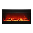 Amantii Tru-View XL Deep 50" Three-Sided Built-In Electric Fireplace for Indoor/Outdoor Use