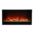 Amantii Tru-View XL Deep 50" Three-Sided Built-In Electric Fireplace for Indoor/Outdoor Use