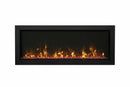 Amantii 26 inch Remii CLASSIC-SLIM-26 Steel Surround Classic Extra Slim Built In Electric Fireplace