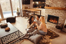 Amantii Traditional Bespoke 30-Inch Built-In Indoor/Outdoor Smart Electric Firebox Insert