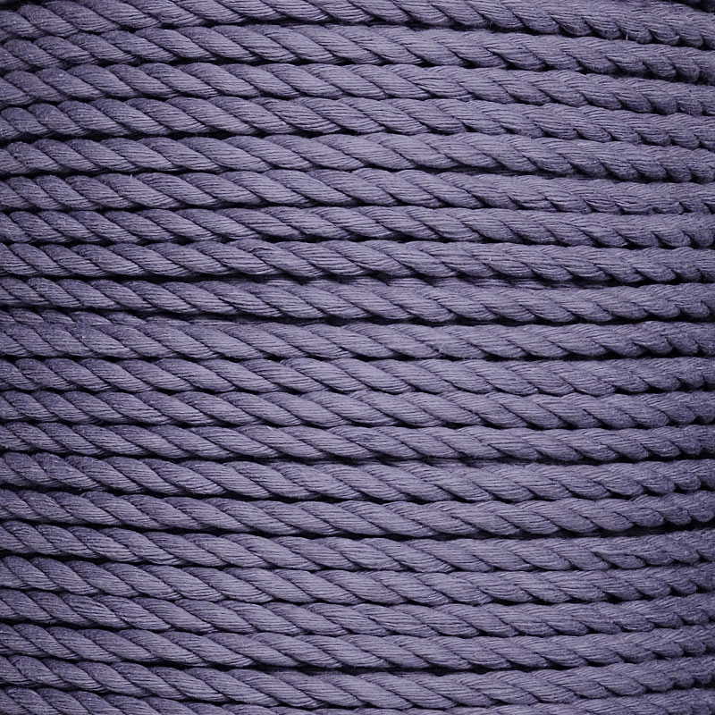 10mm Dip Dyed Cotton 3-Strand-Rope