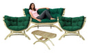 Amazonas Garden Lounge 4 Pcs. Set Siena by Outdoor-USA®