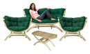 Amazonas Garden Lounge 4 Pcs. Set Siena by Outdoor-USA®