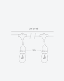Ambience Pro LED Plug-in String Lights 1W