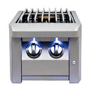 American Renaissance Grill Built-In Double Side Burner - ASBSSB