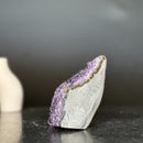Amethyst gem, flame amethyst geode