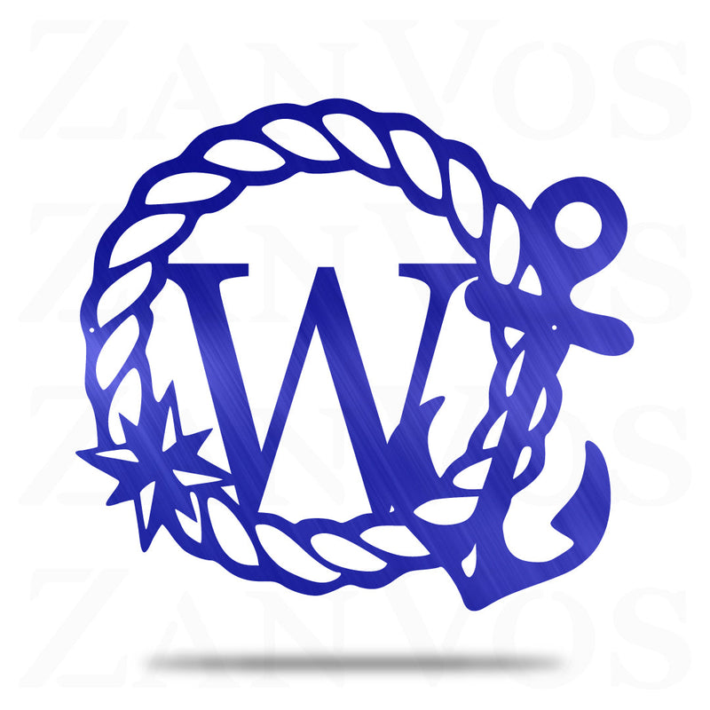 Anchor Initial Monogram