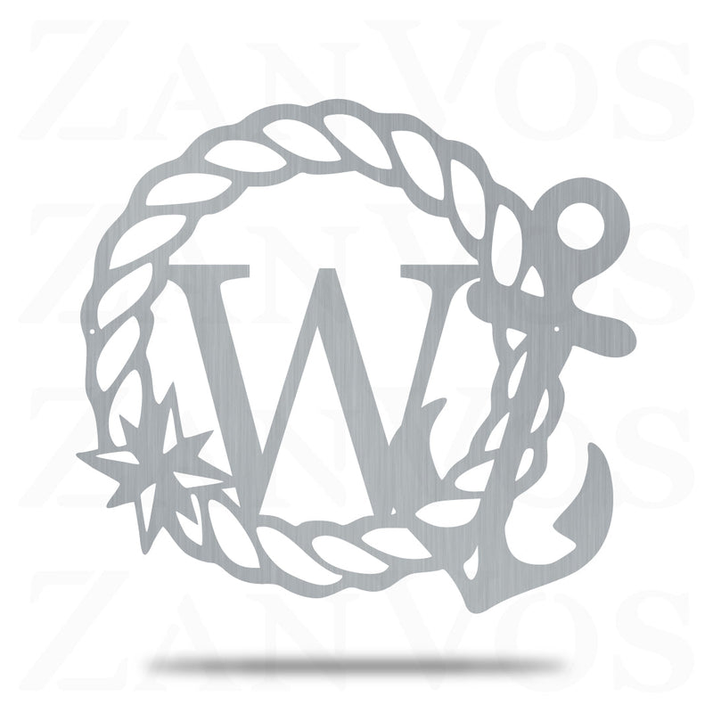 Anchor Initial Monogram