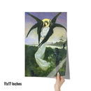 "Angel in a Cemetery" by Vasily Alexandrovich Kotarbinsky Matte Poster