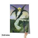 "Angel in a Cemetery" by Vasily Alexandrovich Kotarbinsky Matte Poster