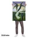 "Angel in a Cemetery" by Vasily Alexandrovich Kotarbinsky Matte Poster