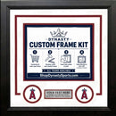 Los Angeles Angels Custom MLB Baseball 8x10 Picture Frame Kit (Multiple Colors)