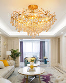 Anita brass chandelier
