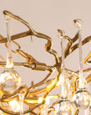 Anita brass chandelier