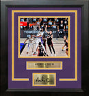 Anthony Davis 2020 NBA Finals Slam Dunk Los Angeles Lakers 8x10 Framed Photo with Engraved Autograph by Dynasty Sports & Framing