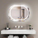 Anti-Fog Bathroom Mirror with 3 Color LED Light Memory Function by LJGDeals