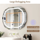 Anti-Fog Bathroom Mirror with 3 Color LED Light Memory Function by LJGDeals