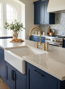 Antique Brass Kitchen Faucet - Unlacquered Brass Kitchen Faucets by Palmeraies