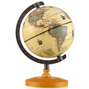Antique Globe Dia 5.5 Inch Mini Rotating World Globe with Wooden Base-Brozen by LJGDeals