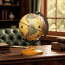 Antique Globe Dia 5.5 Inch Mini Rotating World Globe with Wooden Base-Brozen by LJGDeals