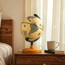 Antique Globe Dia 5.5 Inch Mini Rotating World Globe with Wooden Base-Brozen by LJGDeals