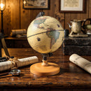 Antique Globe Dia 5.5 Inch Mini Rotating World Globe with Wooden Base-Brozen by LJGDeals