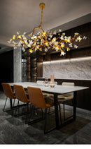 Aosta Branch Glass Flower Chandelier