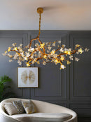 Aosta Branch Glass Flower Chandelier