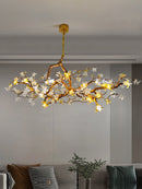 Aosta Branch Glass Flower Chandelier
