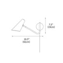 Apex Plug-in Wall Lamp 16.5"