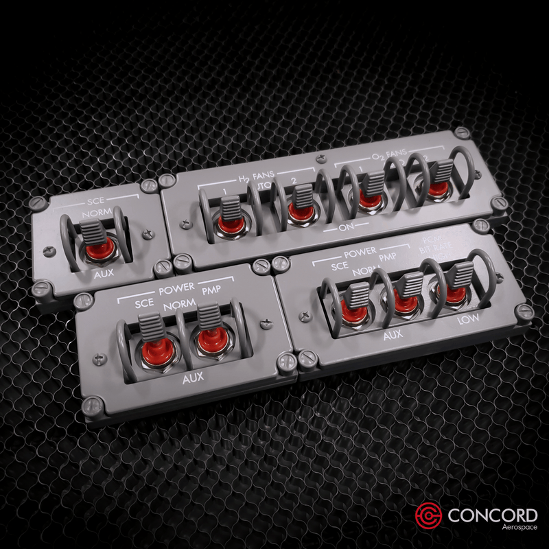 APOLLO COMMAND MODULE SINGLE SWITCH PANEL - SCE to AUX
