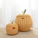 Apple Rattan Storage Basket Natural - Small by MOMIJI US LLC