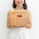 Apple Rattan Storage Basket Natural - Small by MOMIJI US LLC
