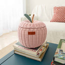 Apple Rattan Storage Basket Pink - Small by MOMIJI US LLC