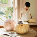 Apple Rattan Storage Basket Natural - Large by MOMIJI US LLC