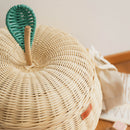 Apple Rattan Storage Basket Natural - Large by MOMIJI US LLC