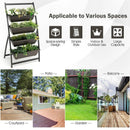 4-Tier Vertical Raised Garden Bed with 4 Containers and Drainage Holes by LJGDeals
