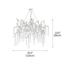 Aqua Empire Chandelier 43.3"
