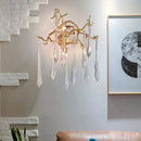 Aqua Salix Crystal Wall Lamp