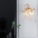 Aqua Salix Crystal Wall Lamp