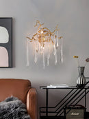 Aqua Salix Crystal Wall Lamp