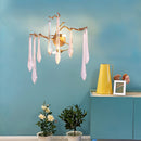Aqua Salix Crystal Wall Lamp