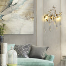 Aqua Salix Crystal Wall Lamp