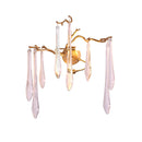 Aqua Salix Crystal Wall Lamp