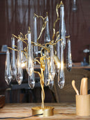 Aqua Willow Table Lamp