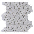 Aquatica Plumeria Glass Mosaic Tile 10.25"x12" - Aloha Collection