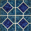 Aquatica Atlantic Green Akron Porcelain Mosaic Tile 12"x12" - Diamond Reflection Collection