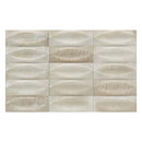 Aquatica Beige 3D Egg Deco Glossy Porcelain Pool Tile 3"x8" - Gleeze Collection