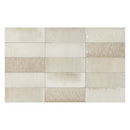 Aquatica Beige Glossy Porcelain Pool Tile 3"x8" - Gleeze Collection