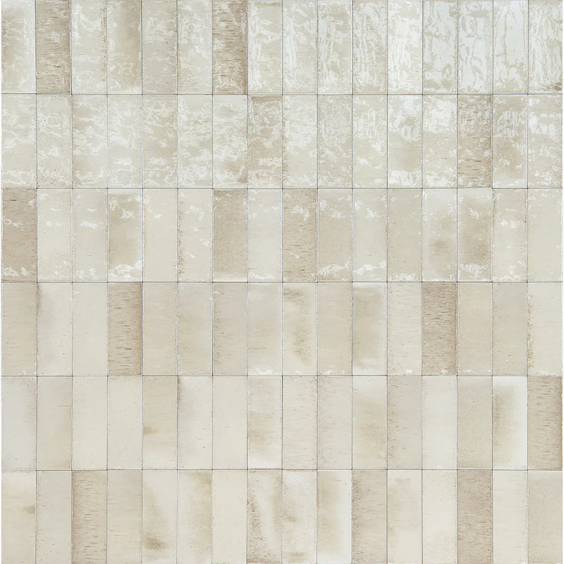 Aquatica Beige Glossy Porcelain Pool Tile 3"x8" - Gleeze Collection